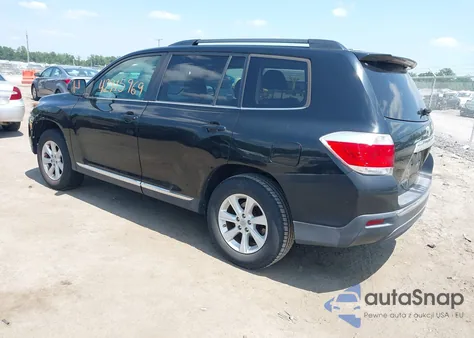 2011 Toyota Highlander Se V6 from USA, damaged, VIN 5TDZK3EH5BS037580